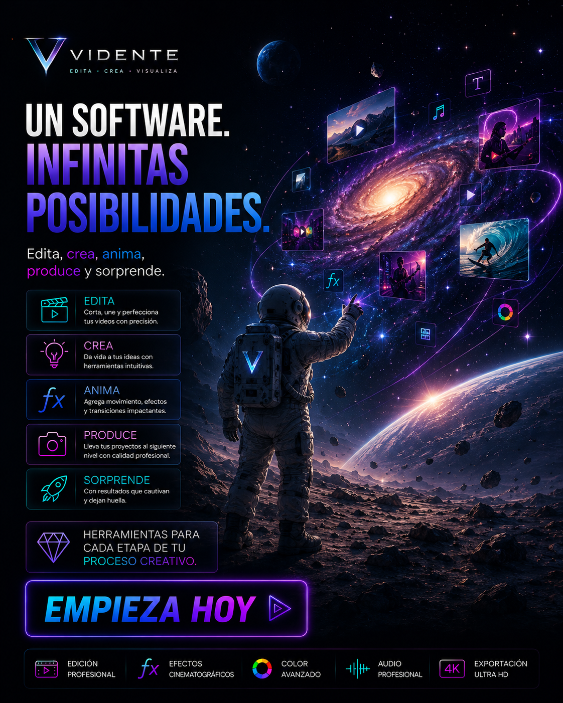 Un software. Infinitas posibilidades.